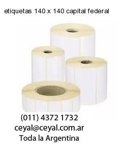 etiquetas 140 x 140 capital federal