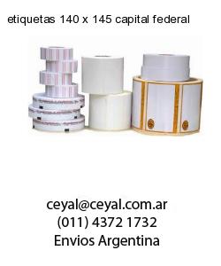 etiquetas 140 x 145 capital federal
