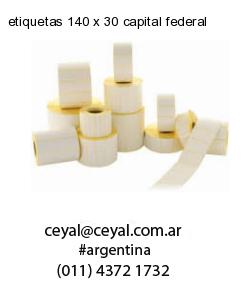 etiquetas 140 x 30 capital federal