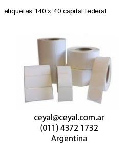 etiquetas 140 x 40 capital federal