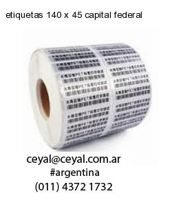 etiquetas 140 x 45 capital federal