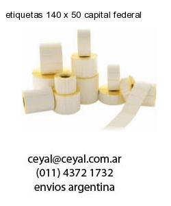 etiquetas 140 x 50 capital federal
