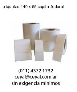 etiquetas 140 x 55 capital federal