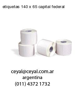 etiquetas 140 x 65 capital federal