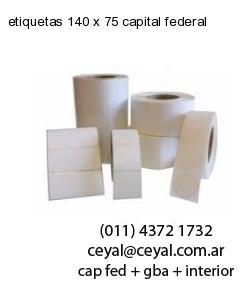 etiquetas 140 x 75 capital federal