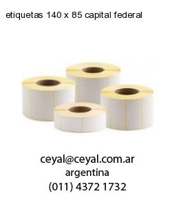 etiquetas 140 x 85 capital federal