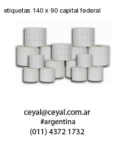 etiquetas 140 x 90 capital federal