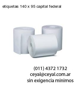 etiquetas 140 x 95 capital federal