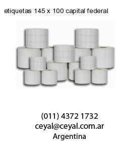 etiquetas 145 x 100 capital federal