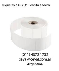 etiquetas 145 x 115 capital federal