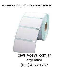 etiquetas 145 x 130 capital federal