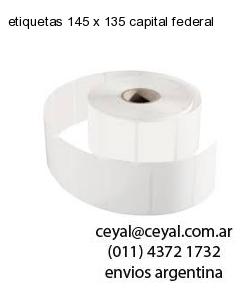 etiquetas 145 x 135 capital federal