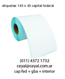 etiquetas 145 x 45 capital federal