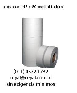 etiquetas 145 x 80 capital federal