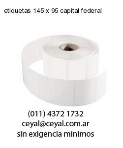 etiquetas 145 x 95 capital federal
