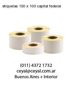 etiquetas 150 x 100 capital federal