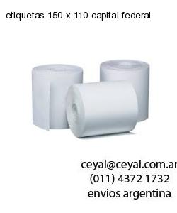 etiquetas 150 x 110 capital federal