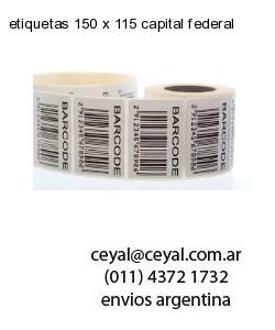 etiquetas 150 x 115 capital federal