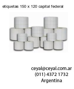 etiquetas 150 x 120 capital federal