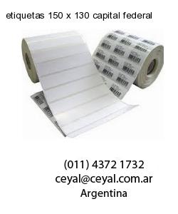 etiquetas 150 x 130 capital federal