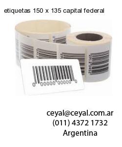 etiquetas 150 x 135 capital federal