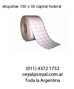 etiquetas 150 x 50 capital federal