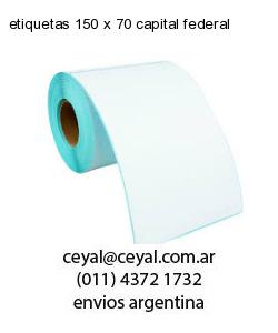 etiquetas 150 x 70 capital federal