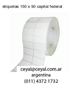etiquetas 150 x 90 capital federal