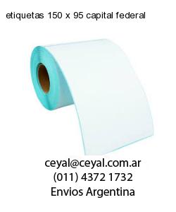etiquetas 150 x 95 capital federal