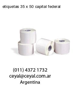 etiquetas 35 x 50 capital federal