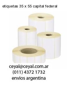 etiquetas 35 x 55 capital federal
