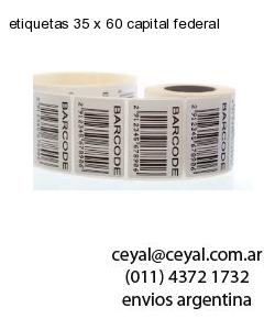 etiquetas 35 x 60 capital federal