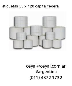 etiquetas 55 x 120 capital federal