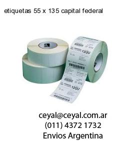 etiquetas 55 x 135 capital federal