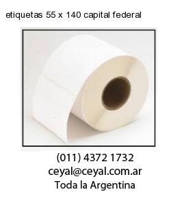 etiquetas 55 x 140 capital federal
