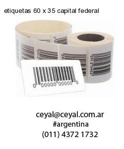 etiquetas 60 x 35 capital federal