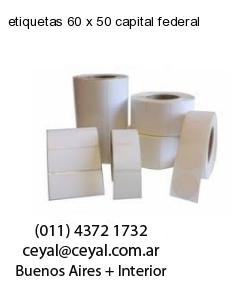 etiquetas 60 x 50 capital federal