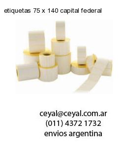 etiquetas 75 x 140 capital federal