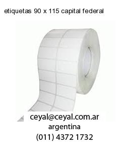 etiquetas 90 x 115 capital federal
