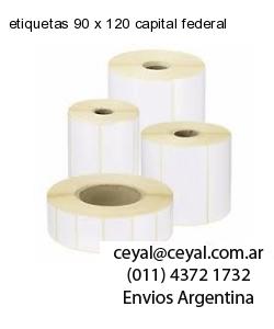 etiquetas 90 x 120 capital federal