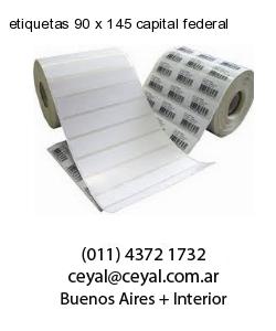 etiquetas 90 x 145 capital federal