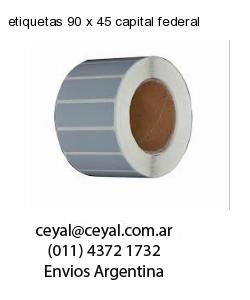 etiquetas 90 x 45 capital federal