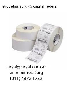 etiquetas 95 x 45 capital federal
