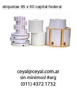 etiquetas 95 x 60 capital federal