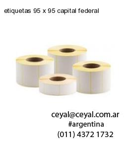 etiquetas 95 x 95 capital federal