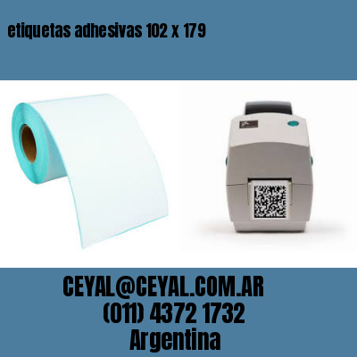 etiquetas adhesivas 102 x 179