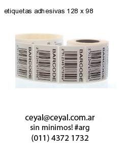 etiquetas adhesivas 128 x 98