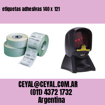 etiquetas adhesivas 140 x 121