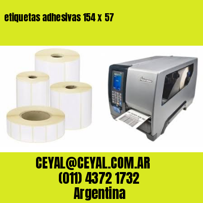 etiquetas adhesivas 154 x 57