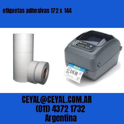 etiquetas adhesivas 172 x 144